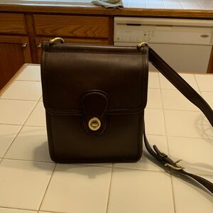 Never used still in original box coach leather Murphy bag 91/2 by 7